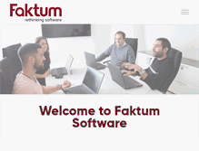 Tablet Screenshot of faktumsoftware.com